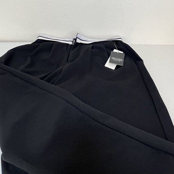 NO COMMENT WOMEN'S HIGH RISE BLACK TROUSER PANTS/Size XS/NWT - Picture 4 of 11